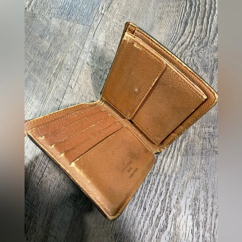 Louis Vuitton Brown Monogram Canvas Bifold Wallet